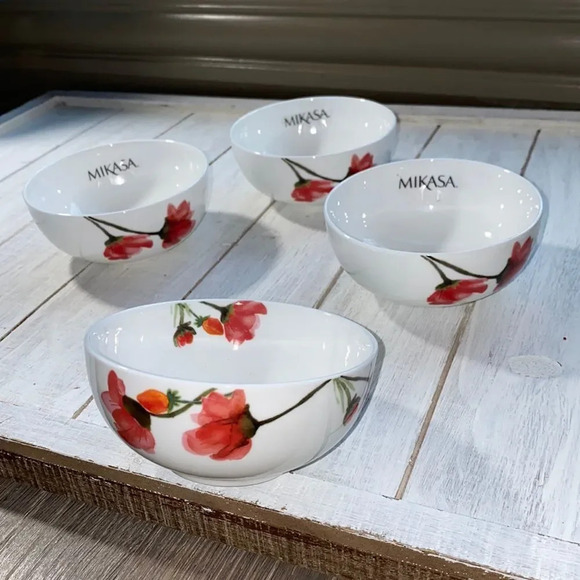 Set of 4 Mikasa Keira small bowls - Picture 2 of 2